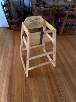 Wooden Baby High Chair