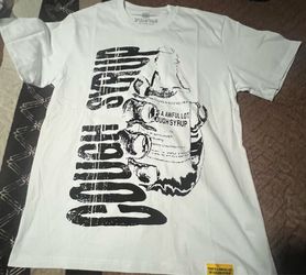 Large White aloc tee