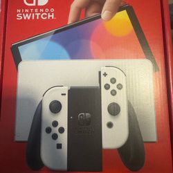 White Nintendo Switch OLED