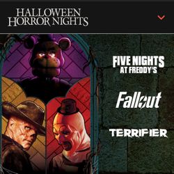 4 GA Universal Studios Halloween Horror Nights Tickets – (Selected Nights Only)