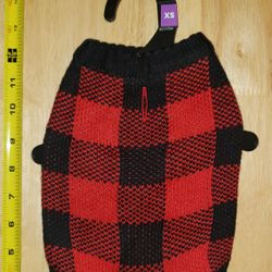 Plaid Sweater For Dog/cat