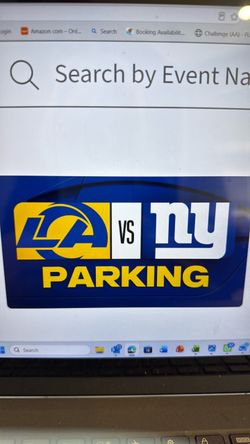 LA Rams Parking only - NY Giants 9/21/26