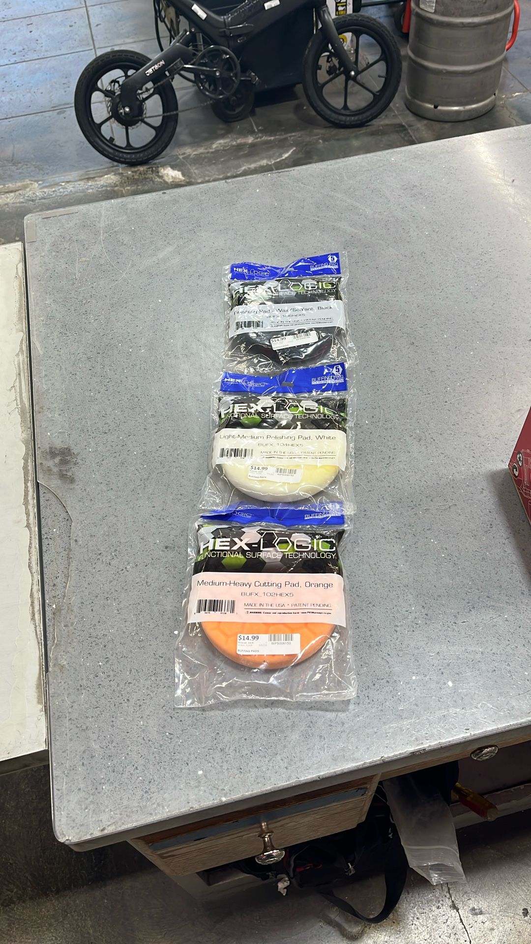 Hex-logic Buffing Pads