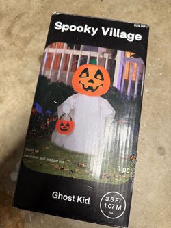 Halloween Decor - Pumpkin Ghost