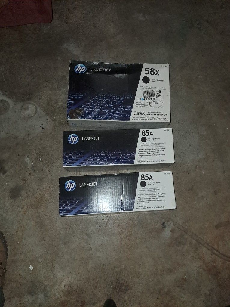 Hp Ink Cartridge (58x),(85A)x2 Cannon