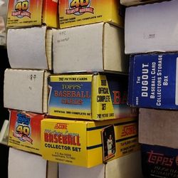 Many baseball Cards