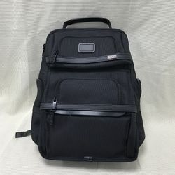 TUMI Alpha Brief Backpack in black