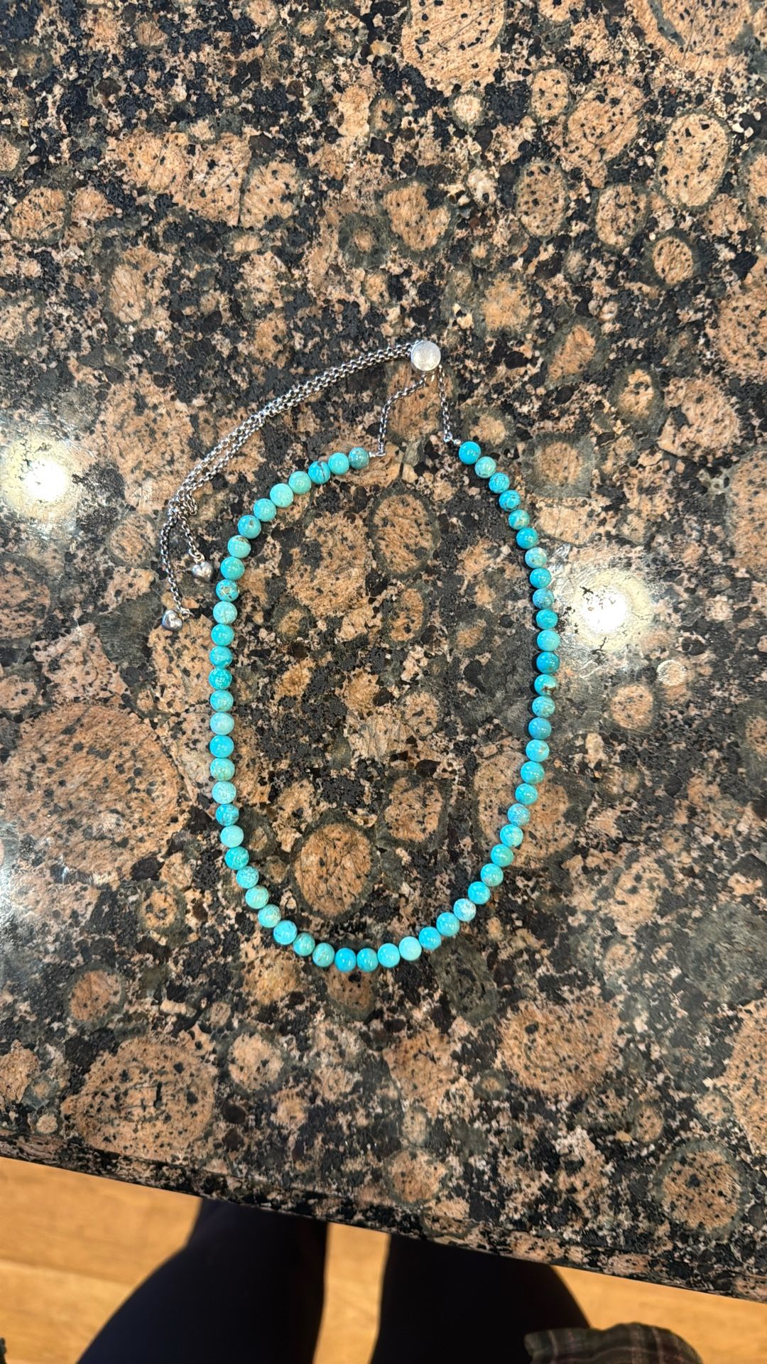Native American turquoise beaded necklace