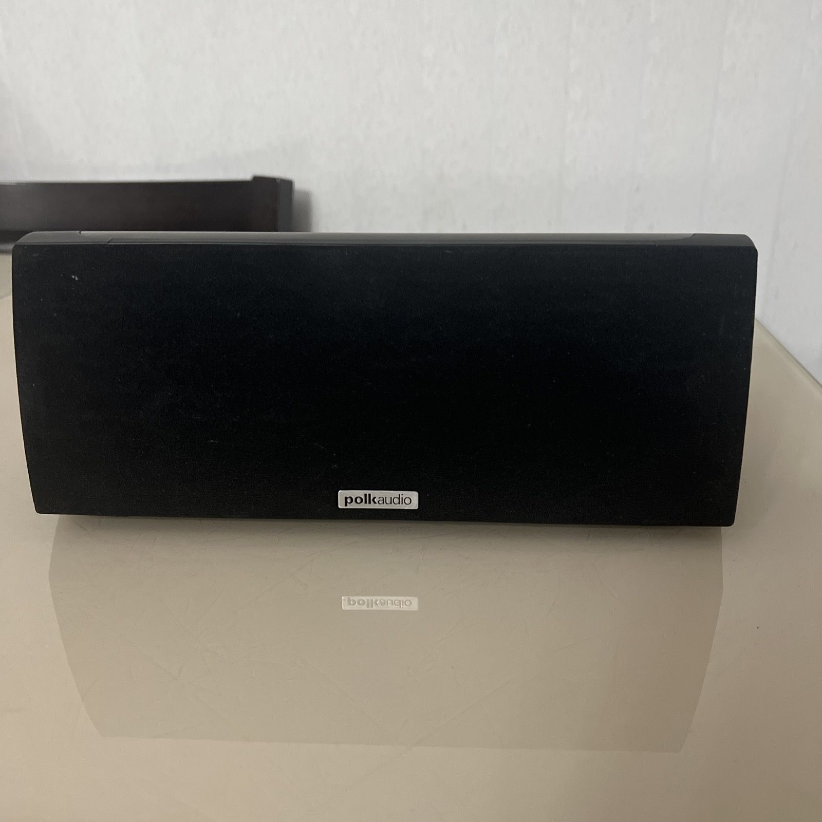 Polk Audio Center Channel Surround Sound Aluminum RM202 CC Great Sound. Used in good condition with minor cosmetic blemishes like very minor scuff mar