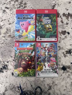 Switch and Switch 2 games with cases. Excellent condition.