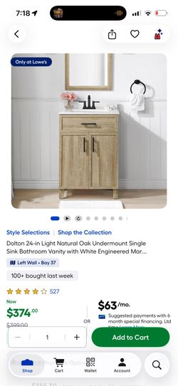 Vanities 36 -37-24 only