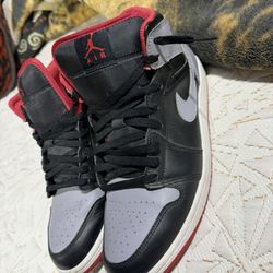 Red And Black Jordan Ones