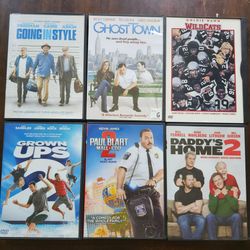 6 Comedy DVDs.  $3 each. See Description