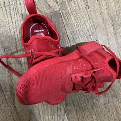 Kids Size 10c Red Adidas 