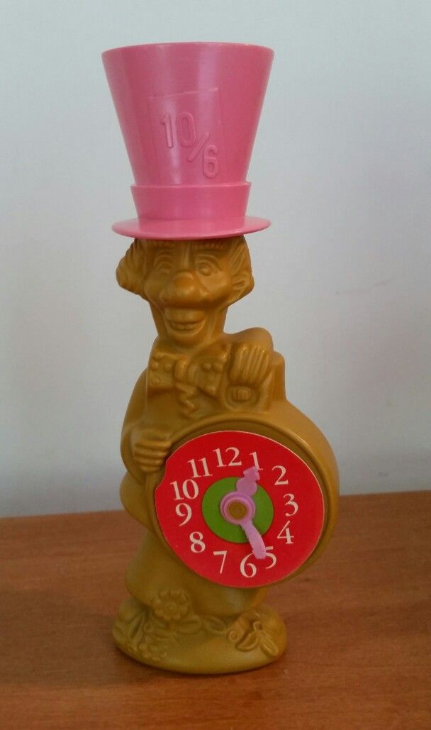 Vintage Mad Hatter figural bubble bath bottle