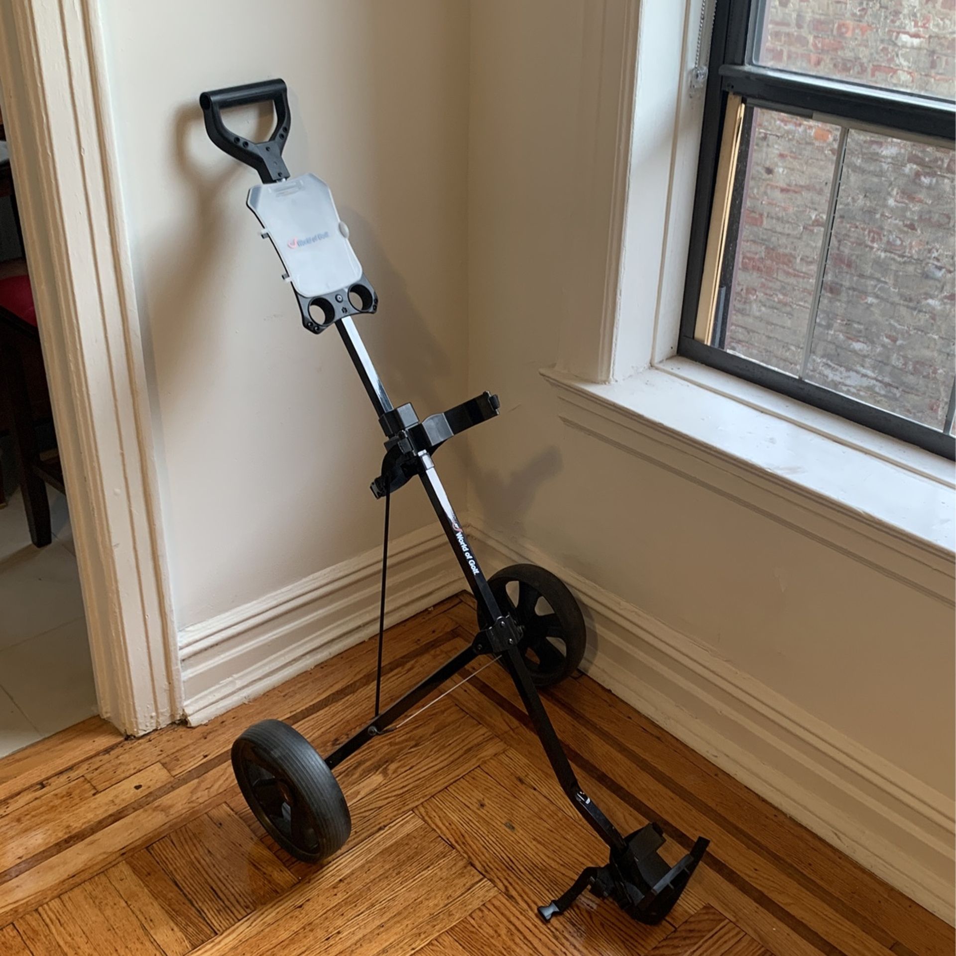JEF World of Golf Deluxe Steel Push Cart
