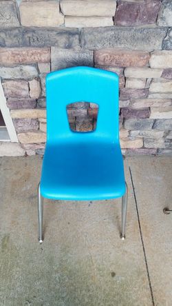 Artco Bell Light Blue Student School Chair
