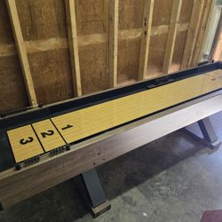 Lightly Used Shuffleboard Table. 