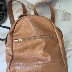 Wild Fable Croc Embossed Mini Backpack | Brown | Euclid, OH
