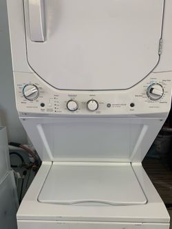 GE Washer/Electric dryer stacker laundry