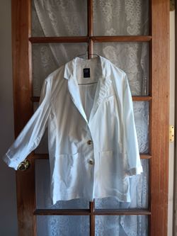 Women's white blazer