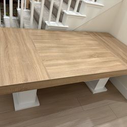 Selling dining table (2) and chairs (8)