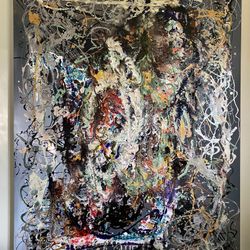 Acrylic/Enamel On Gallery Wrapped Canvas 