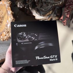 Brand New Canon G7X Mark iii