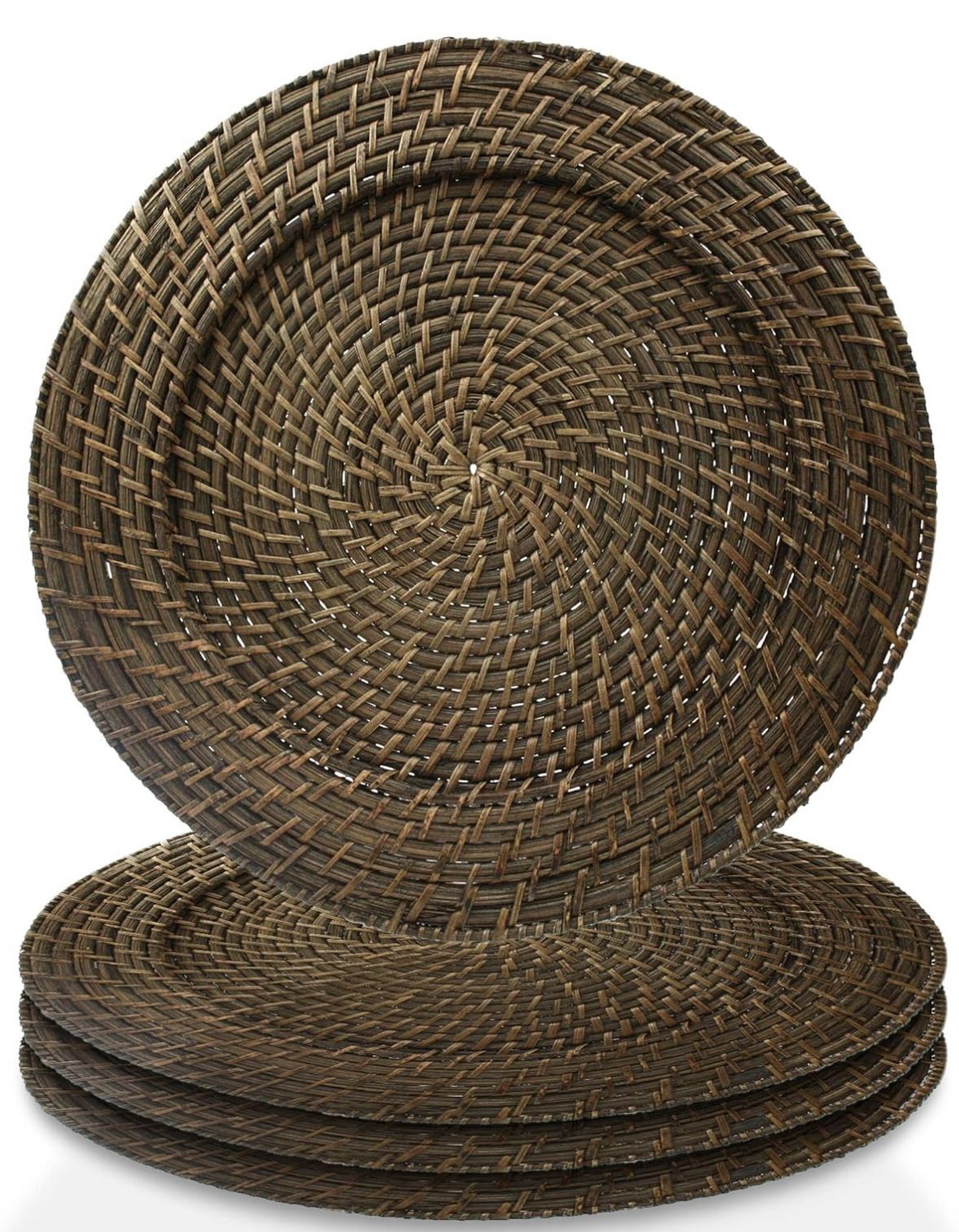 Rattan Charger Plates
