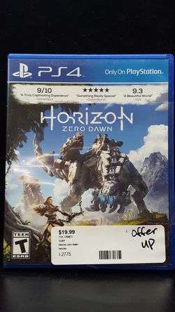 PS4 Horizon ZERO DAWN