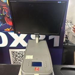 Fiery Computer And Screen
