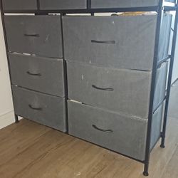 9-Drawer Fabric Storage Shelf – Lightweight & Functional