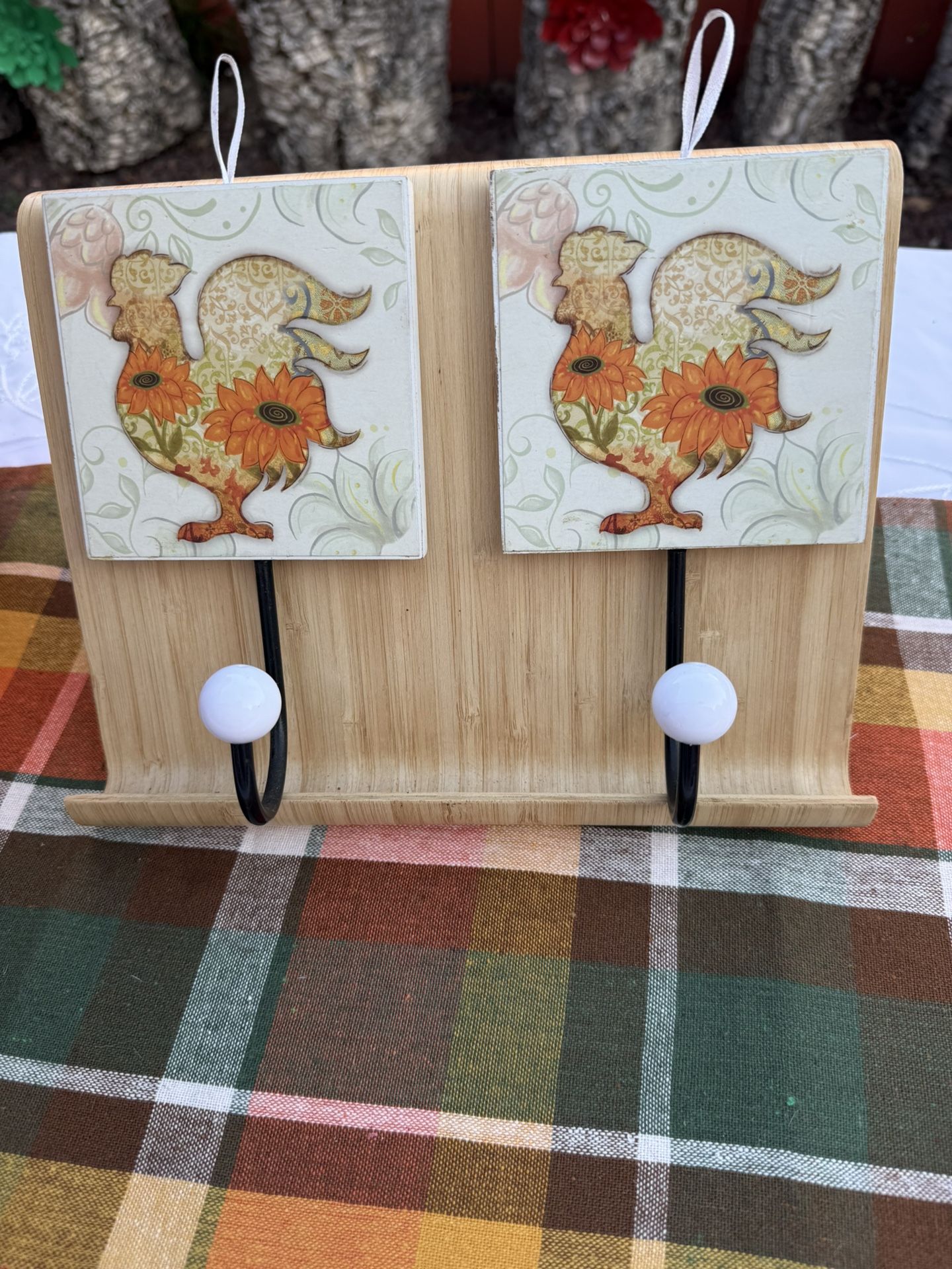 Two Rooster All Purpose Wall Hangers