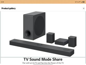 LG S80QR 5.1.3ch Dolby Atmos Soundbar System with Rear Speakers