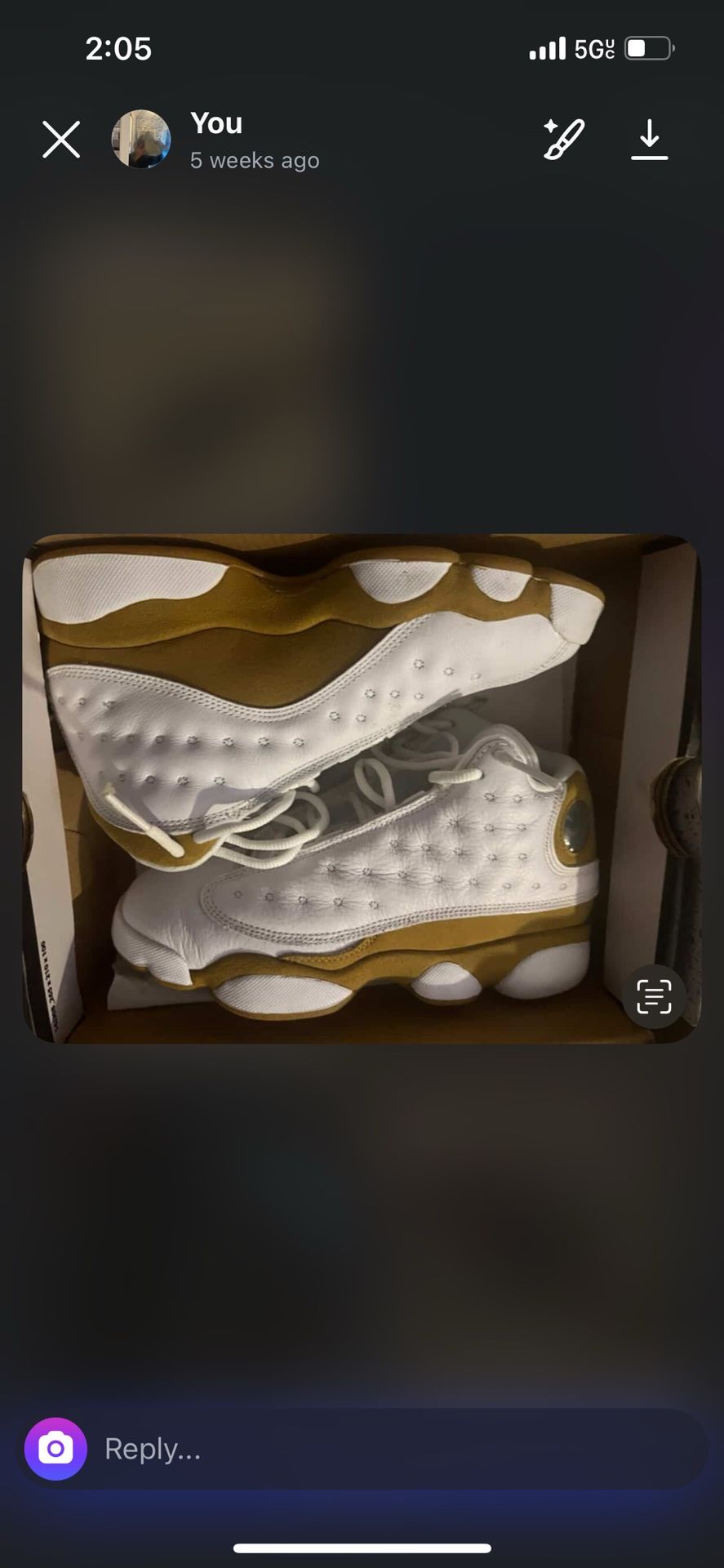 Jordan 13s size 4y