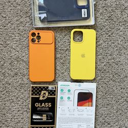 Iphone 12 Pro max  Case And Screen Protector 