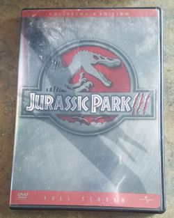Jurassic Park III Collectors Edition DVD Excellent Condition