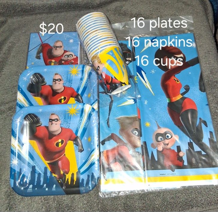 Incredibles Party Supplies