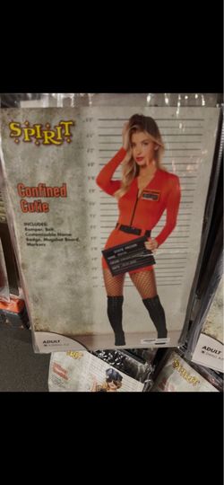 CONFINED CUTIE COSTUME WOMANS SIZE XS