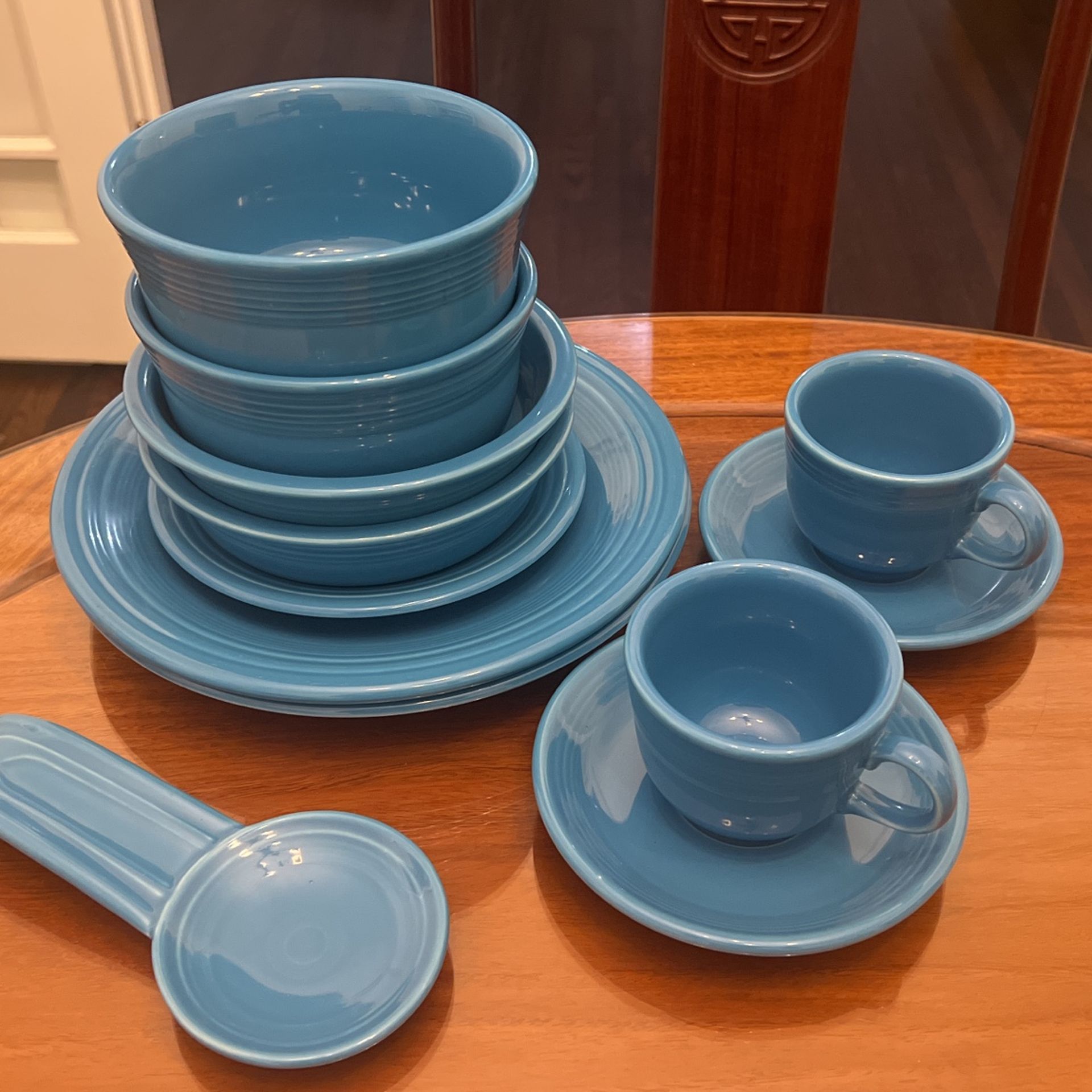 13-Piece retired Peacock Fiestaware