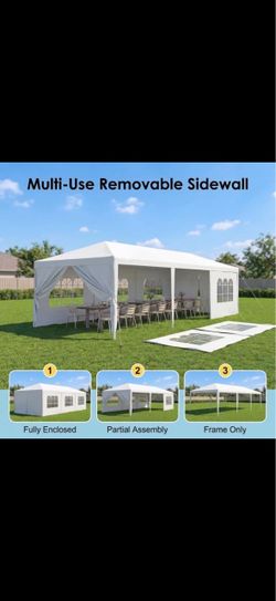 3 - 10 x 30 foot party tents