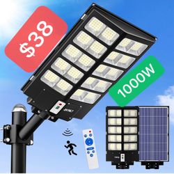 1000W solar sensor light with remote control Wholesale mayoreo only