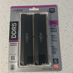 Crucial RAM. 32GB DDR5