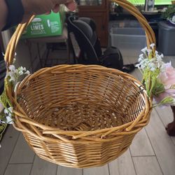 Big Floral Wedding Basket 