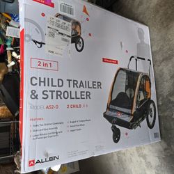 2 In 1 Child Trailer Stroller