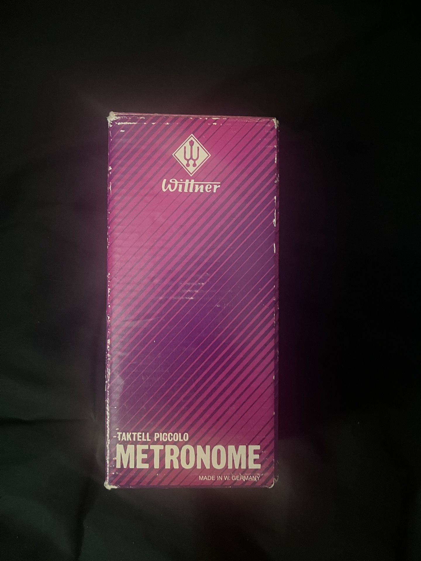 Wittner Taktell Piccolo Metronome: Black