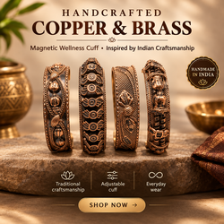 Beautifully crafted vintage copper bracelets