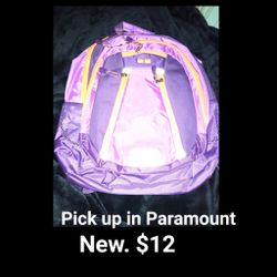 Purple backpack