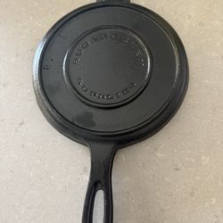 Sugarcreek Supplies Cast Iron Waffle Maker Stovetop Double Sided Pre Seasoned Brand New With Rag 