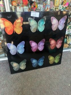Butterfly Butterflies Print Wall Art Picture 36" 